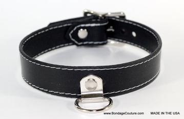 s&m leather collar